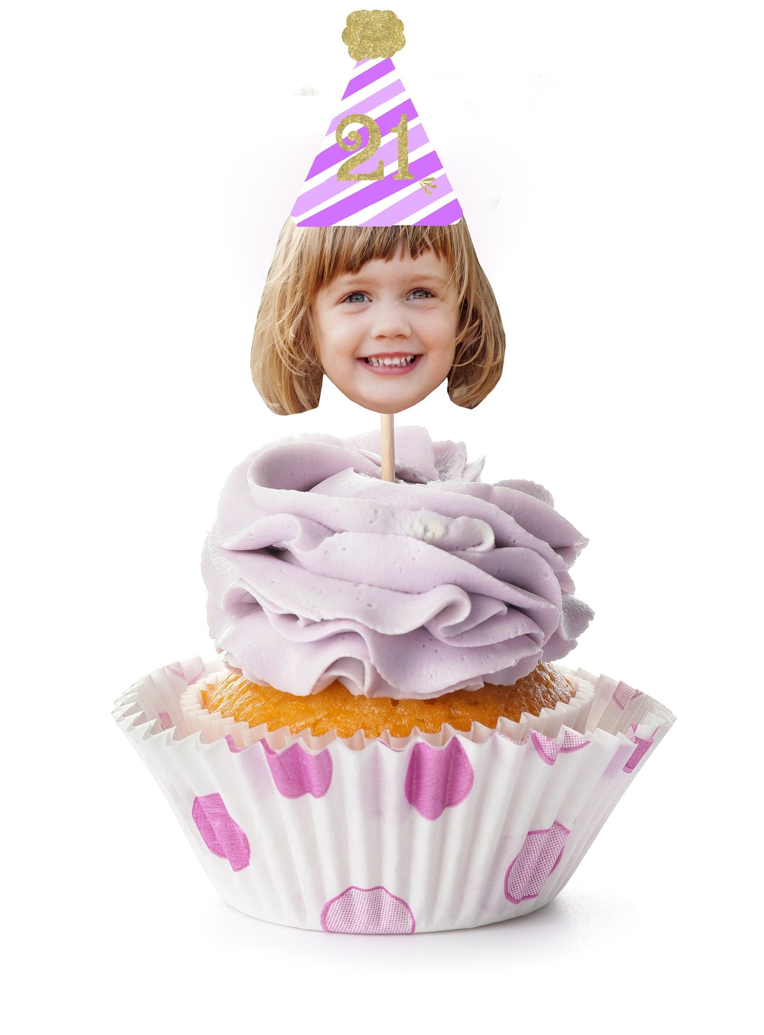 Purple Cupcake Toppers, Printable Cupcake Toppers Photo, Photo Cupcake Toppers, Cupcake Toppers Personalized, Cupcake Toppers Retirement