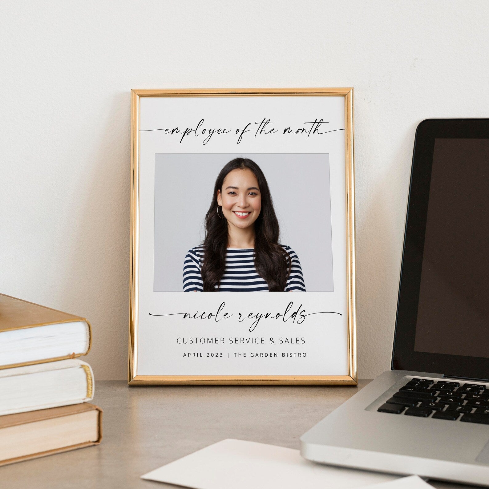 Employee of The Month Frame Template