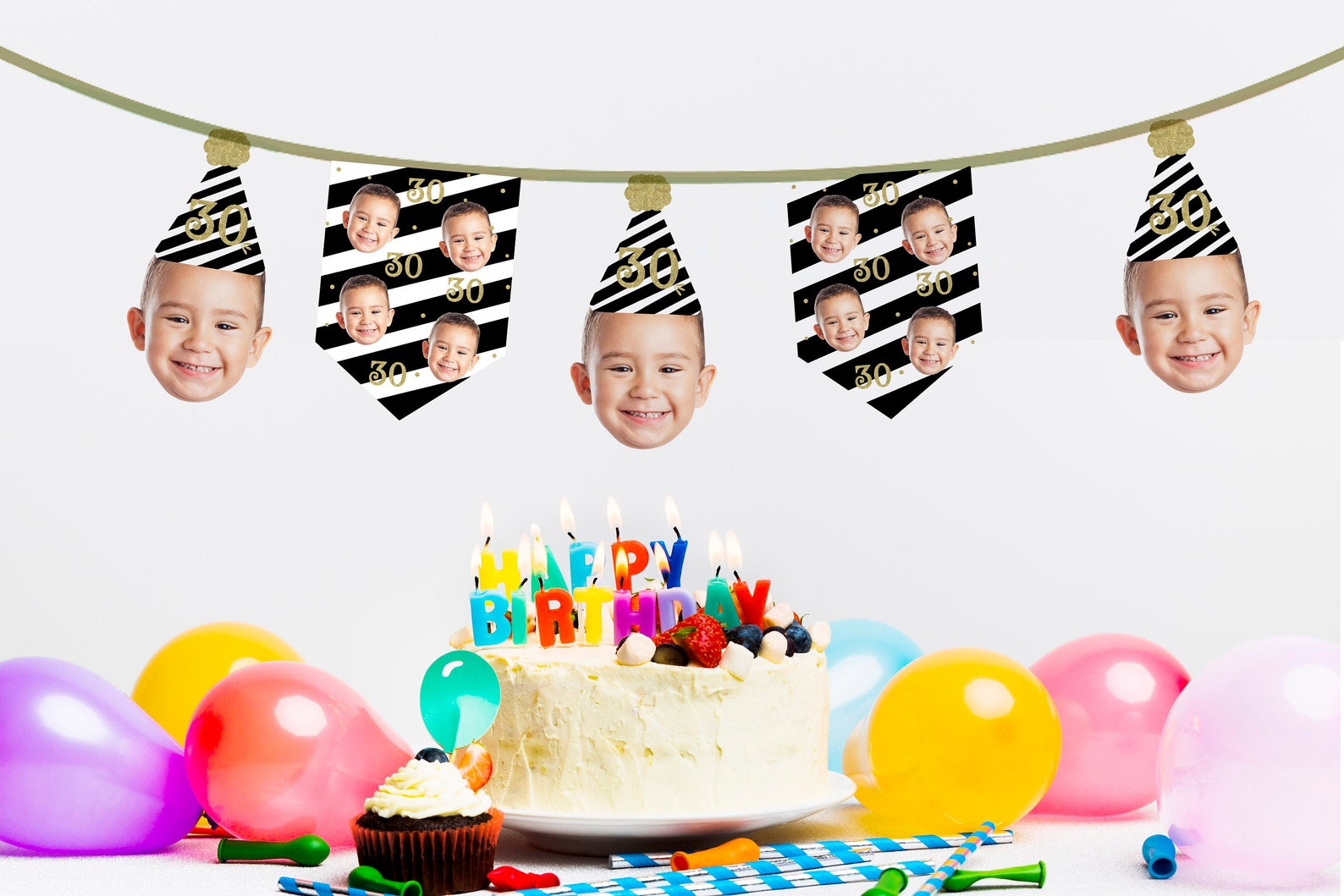 Birthday Banner Personalized Photo