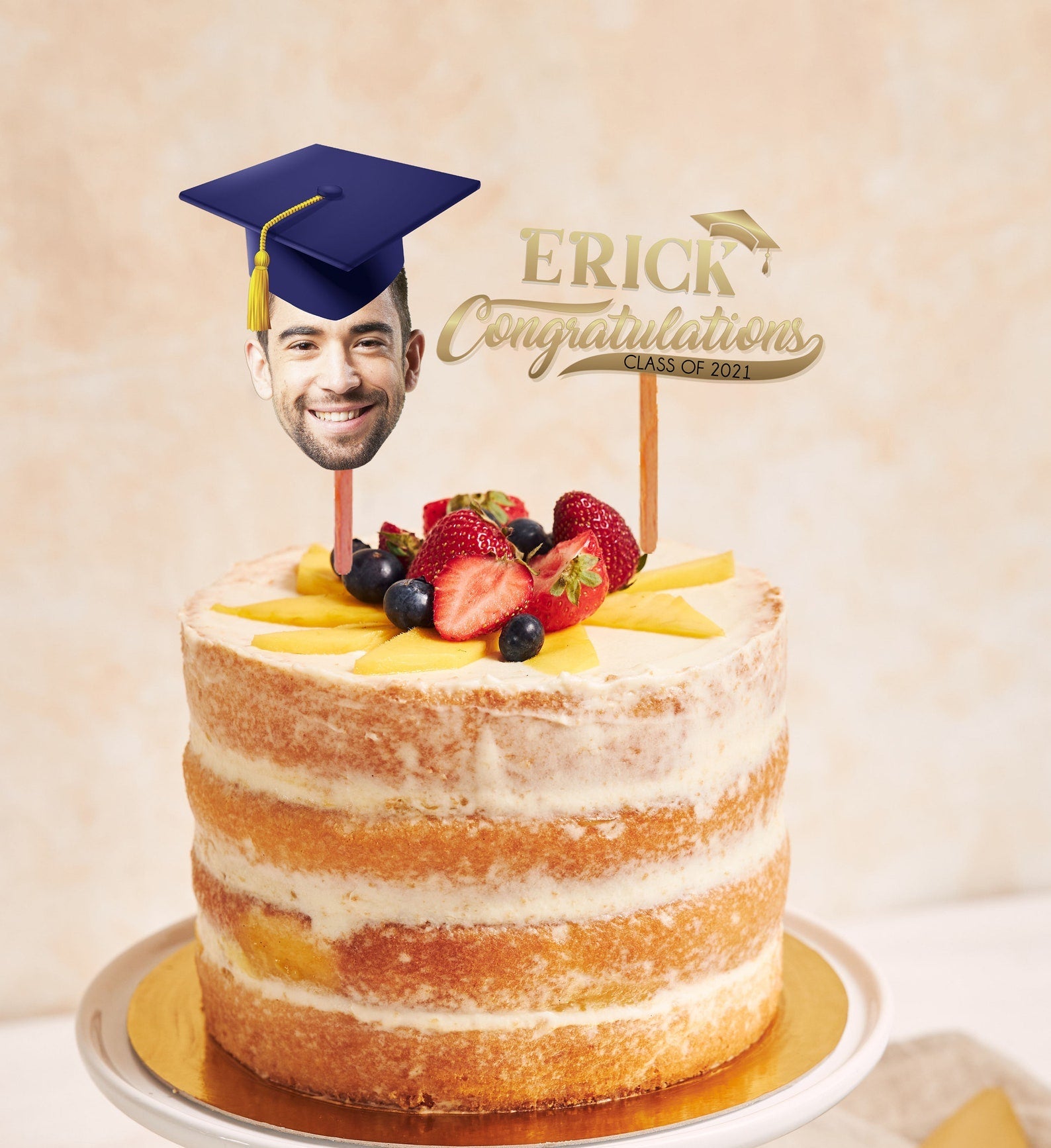 Graduation Cake Topper, Graduation Cake Topper Printable, Graduation Decorations, Class of 2021, Personalized Graduation Cake Topper