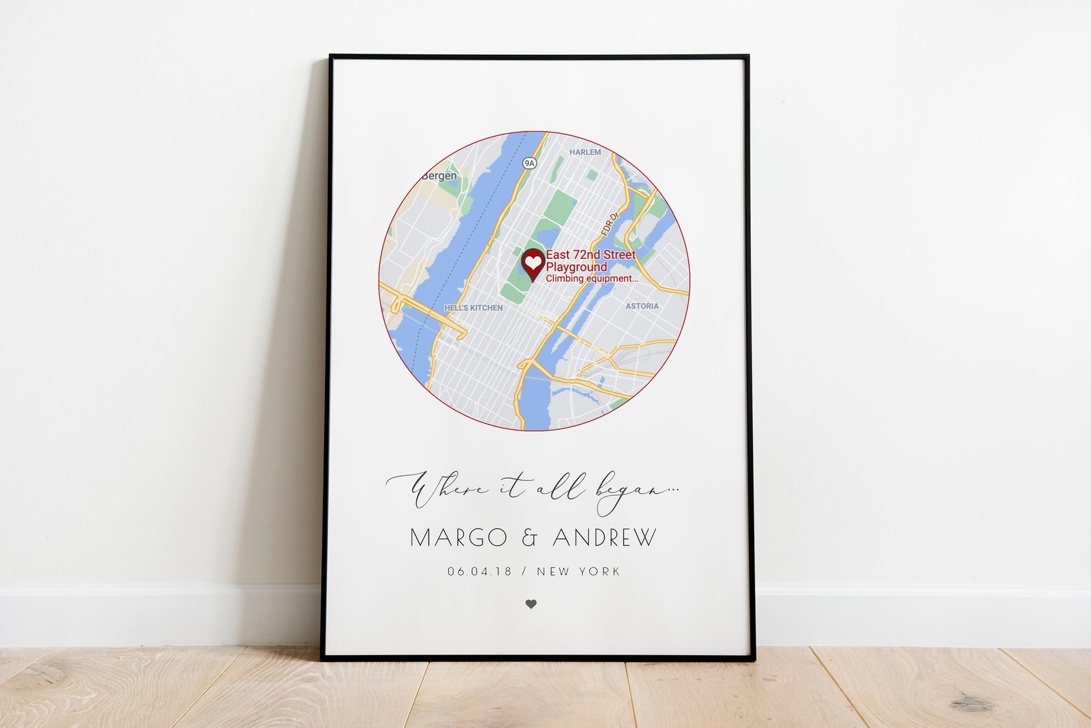 Personalized Map Poster, Boyfriend Valentines Day Gift, Girlfriend Gift Ideas, 1 Year Anniversary, Long Distance Relationship Gift, Digital