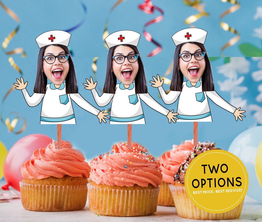 LoRan Cake Toppers - Cake & Cupcake Decorations — Nurses Cupcake toppers  £9.99 6 nurse themed...